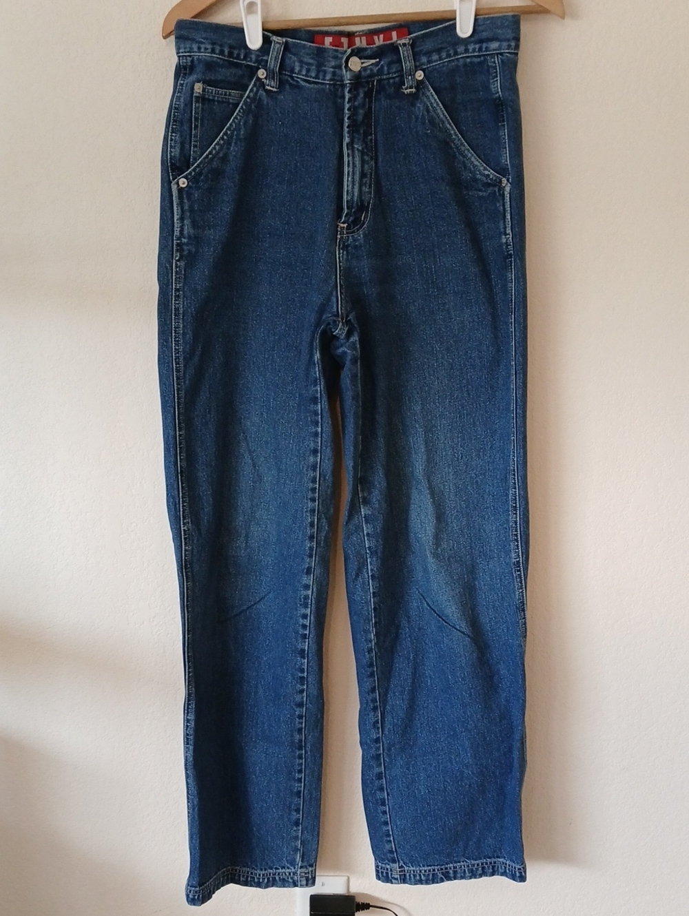 Ethyl Premium Retro Style Utility Dungarees Jeans